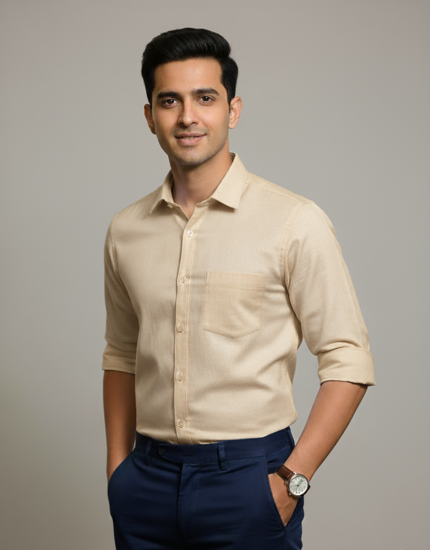 SECOND SKIN Ultimate Comfort Solid Dress Shirts