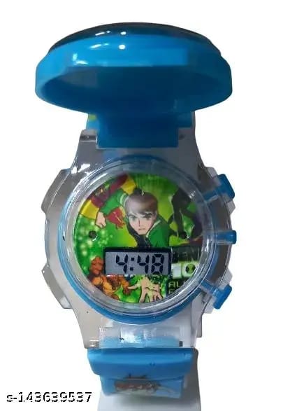 Ben 10 watch kids watch boys watch fancy watch blue colour