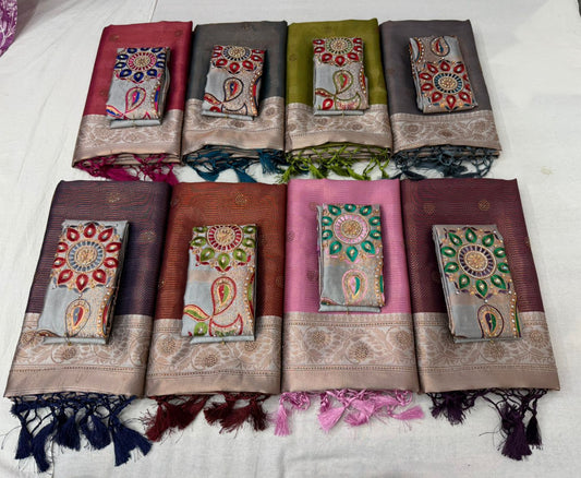 "Elegant Saree Collection: A Symphony of Colors and Patterns"