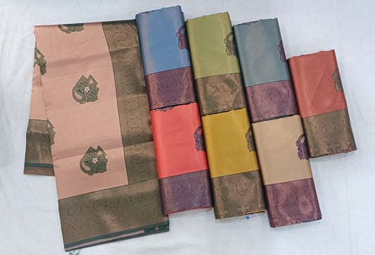 "Elegant Kanchipuram Silk Sarees: A Collection of Timeless Beauty"
