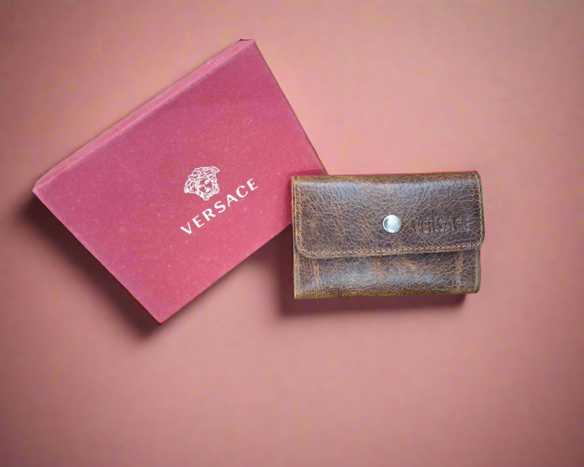 Versace Vintage Leather Coin Pouch
