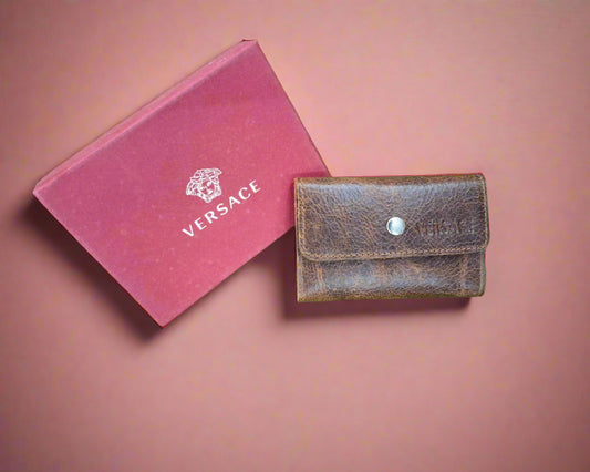 Versace Vintage Leather Coin Pouch