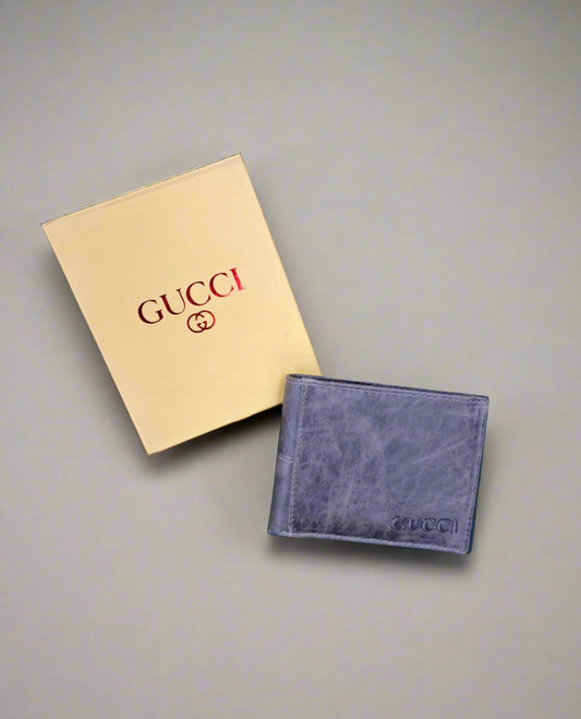 Gucci Premium Leather Bi-Fold Wallet