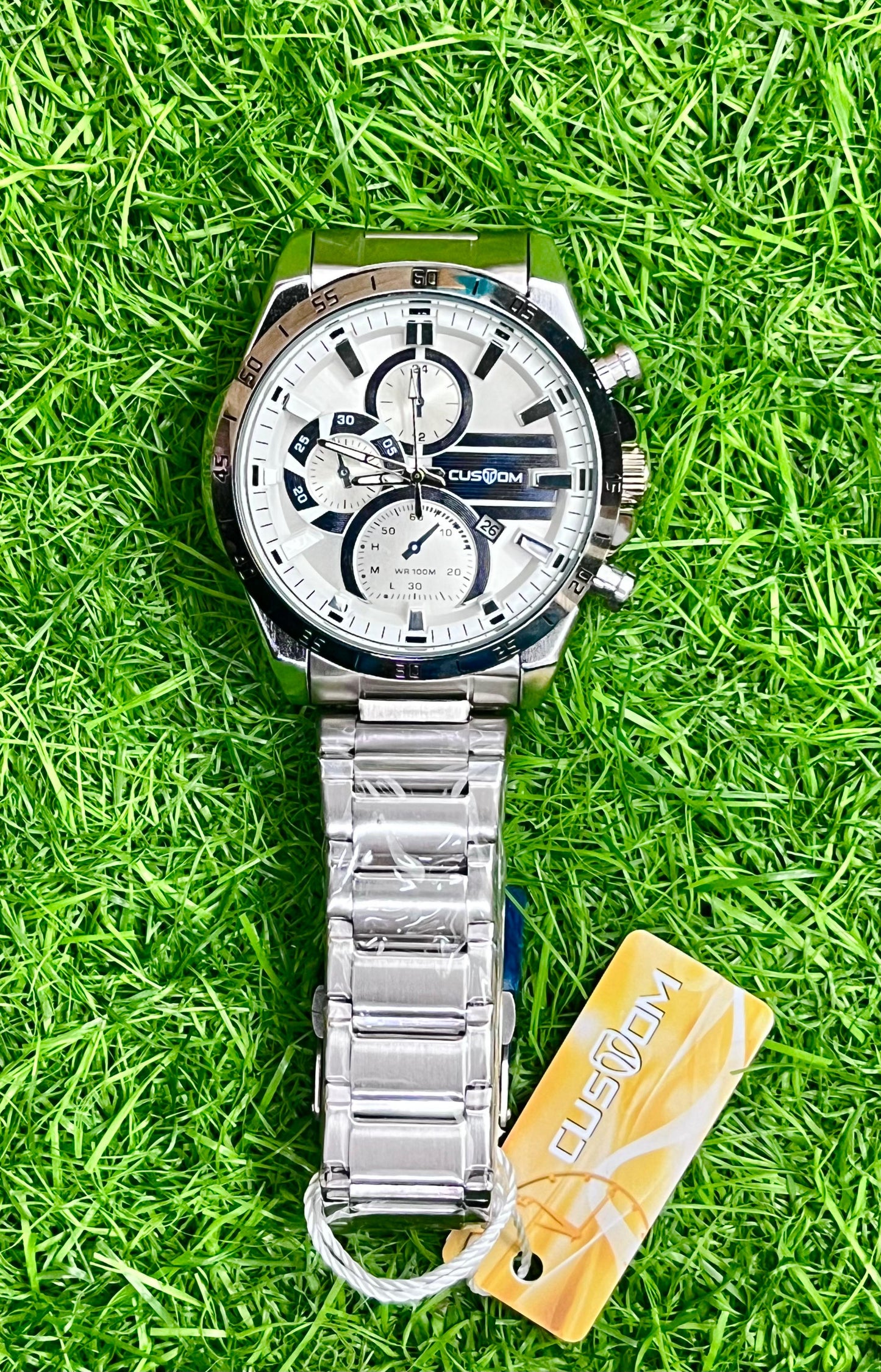 CUSTOM Brand Stainless Steel Watch