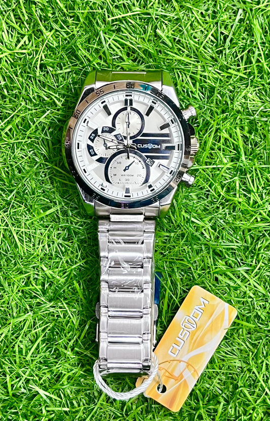 CUSTOM Brand Stainless Steel Watch