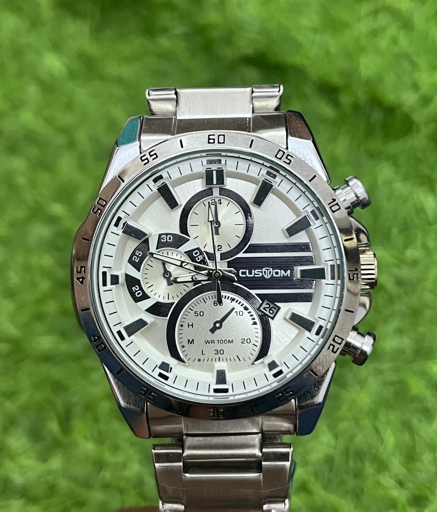 CUSTOM Brand Stainless Steel Watch