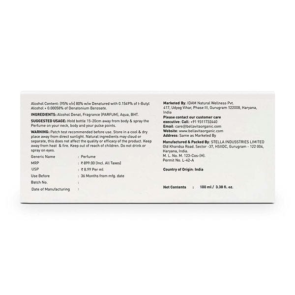 BELLA VITA SENORITA Woman Perfume - 100ml