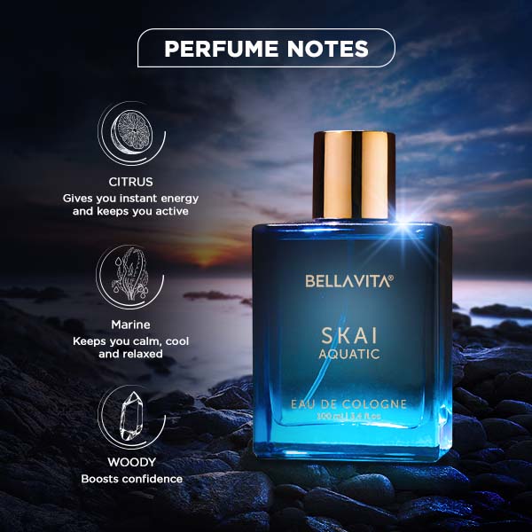 BELLAVITA SKAI Aquatic Unisex Perfume - 100ml