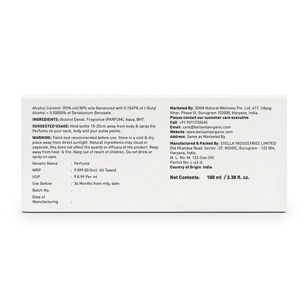 BELLAVITA FRESH Unisex Perfume - 100ml