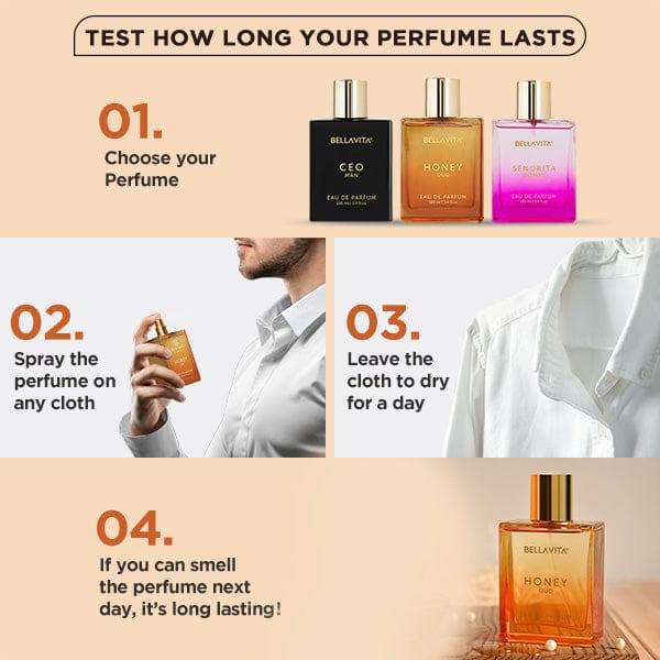 BELLAVITA HONEY Oud Unisex Perfume - 100ml