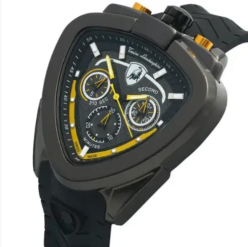 Tonino Lamborghini Watch – Lamborghini Chronograph Quartz Watch Black & Yellow
