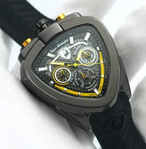 Tonino Lamborghini Watch – Lamborghini Chronograph Quartz Watch Black & Yellow